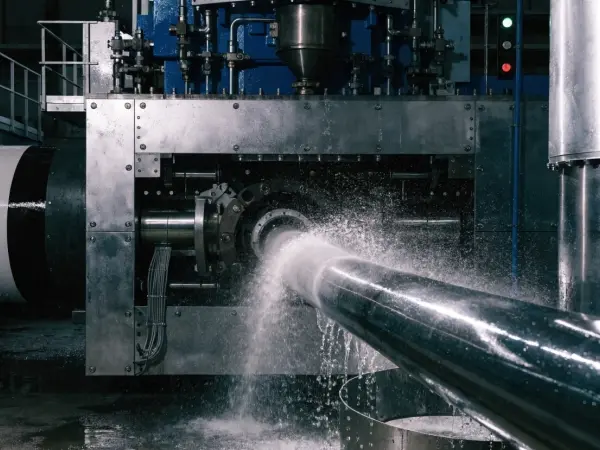 seamless tube extrusion process,seamless steel pipe manufacturing,steel pipe extrusion method,weld-free steel tubes,seamless pipe production steps
